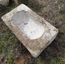 Žulové kamenné koryto- délka 51 cm - 2