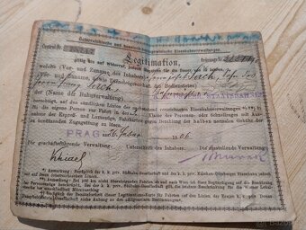 Historický cestovní doklad - 2