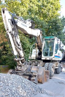 18t bagr offset opěry Volvo EW160C mimoosé - 2