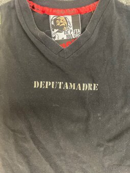 Deputamadre V-neck Tee Black - 2