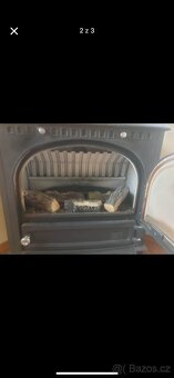 Plynová krbová kamna Karma Solitaire - 2