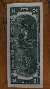 Dva dolary bankovka 2 $ dvoudolarovka 40 ks - 2