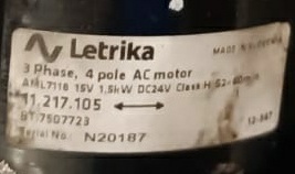 Trakční motor BT Toyota SWE LWE Letrika - 2