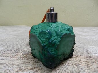 Art deco Flakon růže Malachit Jade Schlevogt - 2