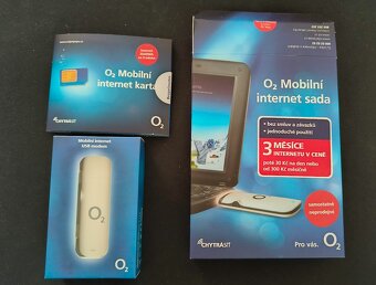 O2 Mobilní internet sada 3 měsíce (4x nové) - 2