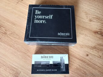 Noberu Sandalwood sada na holení + Butterfly strojek - 2