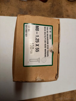 Vratové šrouby nerez nové M8x55 - 2