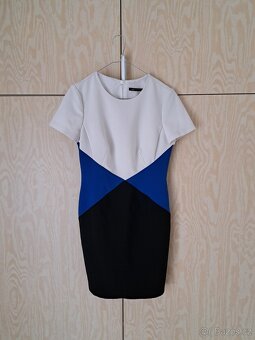 Dámské elegantní midi šaty M&S vel. M - 2