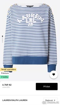 Letní Proužkovaná mikina Ralph Lauren - 2