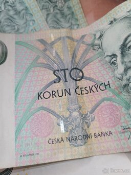 Prodám 100 Kč bankovku 1997 série F56 - 2