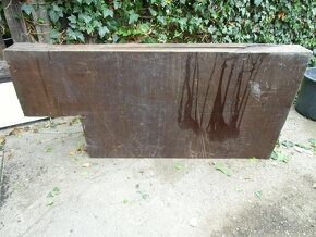 Pertinax (Kartit) 116 x 54cm, deska má tloušťku 10cm. - 2
