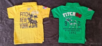 496 - DVĚ dětská polotričká ABERCROMBIE - NOVÁ - 2