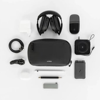 Orbitkey 2-in-1 Tech Pouch Black - 2