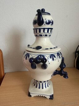 Starý keramický samovar GŽEL SSSR - 2