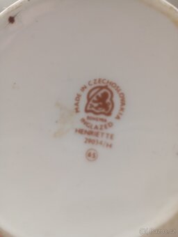 Retro porcelánová konvice značená - 2