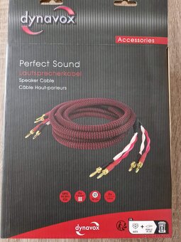 Reproduktorový kabel Dynavox Perfect Sound 2x3,0m - 2