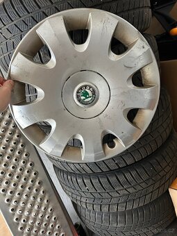 Plechové disky r15 5x112 octavia 2 - 2