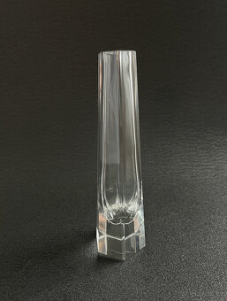 Hranatá váza 15 cm, křišťálové sklo, Václav Hanuš - 2