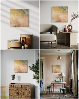 Abstraktní obraz - Podzim - 60x60cm - 2