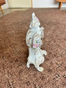 Zlacené porcelánové hodiny Belinda - 2