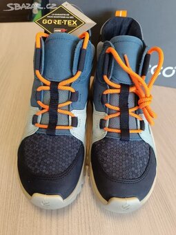 Nové dětské kožené boty s goretex ECCO,vel.35 - 2