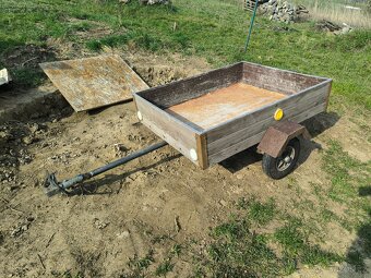 Přívěsný vozík za auto – 150 x 114 cm - 2