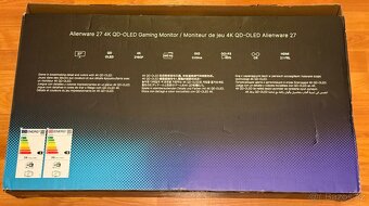 Dell Alienware AW2725Q 27" OLED 4K 240Hz 0.03ms 10b HDR DPH - 2