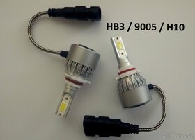 LED autožárovky hb3 hb4 h10 hb1 hb5 9004 9006 9005 9007 - 2