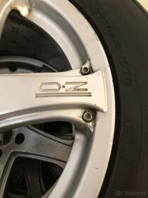 Prodám alu kola OZ rozteč 5x120 + pneu 255/60/18 - 2