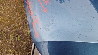 vw T6 2x kapota, L blatník Náraz lak i obyč, řízení, lampy - 2