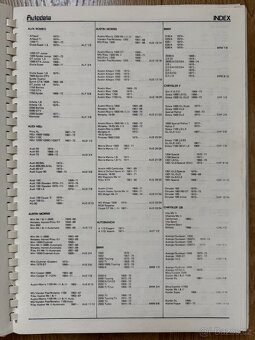 montážní data 1966-1976 na kompletní produkci vozů - 2