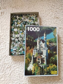 Puzzle s motivem zámku 1000 ks jak NEW - 2
