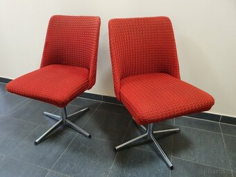 retro kancelářská židle – klubovky rok 1970 - 1980 socializm - 2