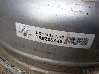 alu disky, kola 5x114,3 R16 ET 47 - 2