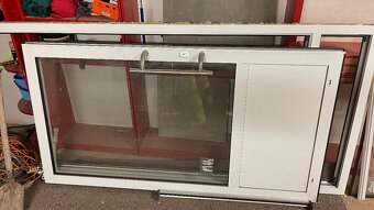 Hliníkové vstupní dveře 120×240 cm – AGC bezpečnostní dvojsk - 2