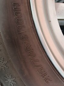 Sada zimnich alu kompletu 5x114,3 vc pneu 215/70/16 - 2