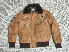 Pánská Letecká kožená bunda vel : 48 (M) - 2