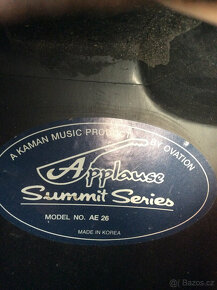 Kytara Ovation Applause AE 26 s kufrem - 2
