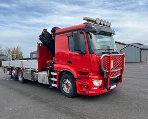 MB Actros 2543 6x2 valník s hydraulickou rukou - 2