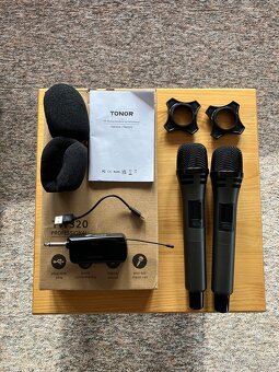 Bezdrátové mikrofony Tonor tw 320 - 2