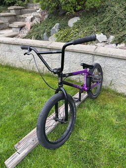 BMX kolo CTM POP Hi-Ten, černá/fialová 20,5 - 2