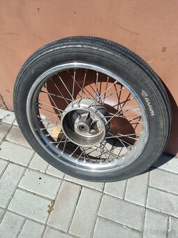 Kolo jawa 18 palců s předním pláštěm - 2