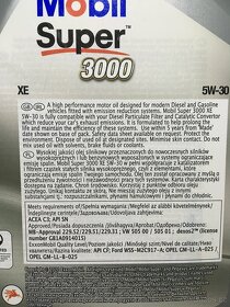Mobil Super 3000 XE 5W-30 - 2