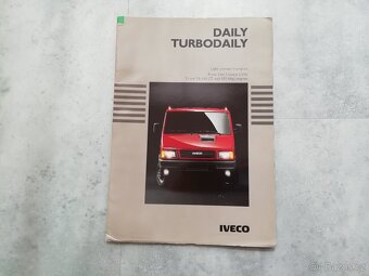 Iveco Turbodaily Daily - katalog 1989 - doprava v ceně - 2