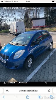 Toyoty Yaris 1.0 51kw, 2008, serviska, jen 66.tkm/ jak nova - 2