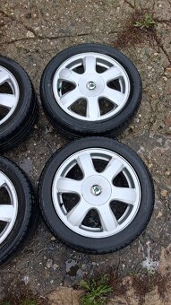 Alu kola R15, 5x100, Fabia letní 195/50 - 2