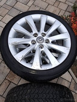 Prodám 18" Alu kola5×120 se zimními pneu - 2