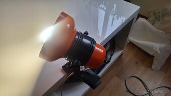 Retro klipsova lampička. - 2