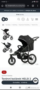 Kočárek kinderkraft Helsi 2 t - 2