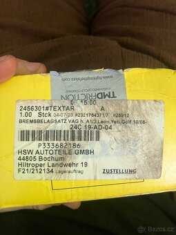 Brzdové desky TEXTAR - 2